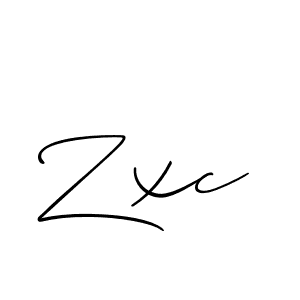 Best and Professional Signature Style for Zxc. Allison_Script Best Signature Style Collection. Zxc signature style 2 images and pictures png