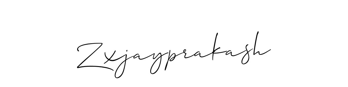 Also You can easily find your signature by using the search form. We will create Zxjayprakash name handwritten signature images for you free of cost using Allison_Script sign style. Zxjayprakash signature style 2 images and pictures png