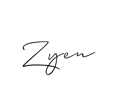 Check out images of Autograph of Zyen name. Actor Zyen Signature Style. Allison_Script is a professional sign style online. Zyen signature style 2 images and pictures png