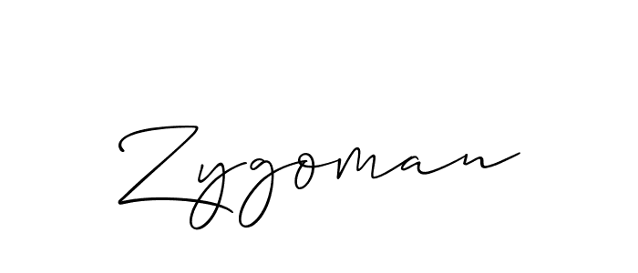 Create a beautiful signature design for name Zygoman. With this signature (Allison_Script) fonts, you can make a handwritten signature for free. Zygoman signature style 2 images and pictures png