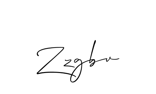 Zzgbv stylish signature style. Best Handwritten Sign (Allison_Script) for my name. Handwritten Signature Collection Ideas for my name Zzgbv. Zzgbv signature style 2 images and pictures png