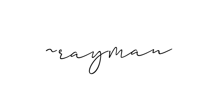 Once you've used our free online signature maker to create your best signature Allison_Script style, it's time to enjoy all of the benefits that ~rayman name signing documents. ~rayman signature style 2 images and pictures png