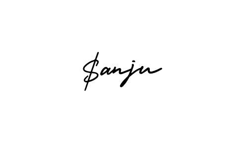 Design your own signature with our free online signature maker. With this signature software, you can create a handwritten (AmerikaSignatureDemo-Regular) signature for name $anju. $anju signature style 3 images and pictures png