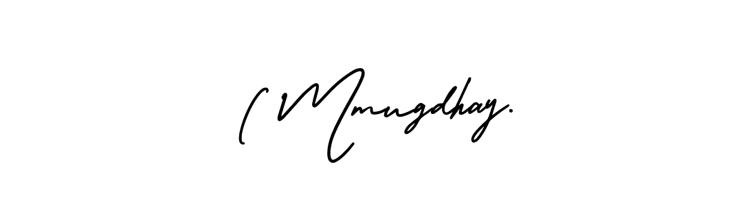 Use a signature maker to create a handwritten signature online. With this signature software, you can design (AmerikaSignatureDemo-Regular) your own signature for name ( Mmugdhay.. ( Mmugdhay. signature style 3 images and pictures png