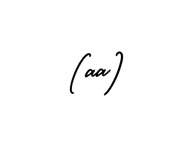 Make a beautiful signature design for name (aa). With this signature (AmerikaSignatureDemo-Regular) style, you can create a handwritten signature for free. (aa) signature style 3 images and pictures png