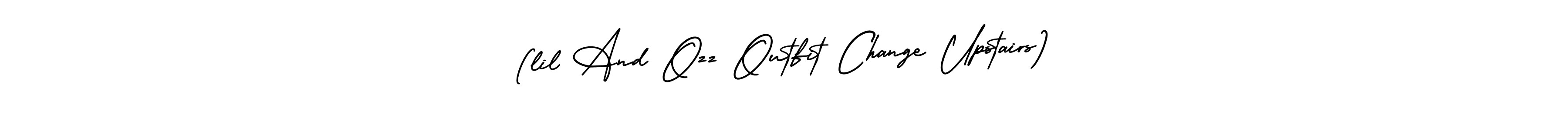 How to make (lil And Ozz Outfit Change Upstairs) name signature. Use AmerikaSignatureDemo-Regular style for creating short signs online. This is the latest handwritten sign. (lil And Ozz Outfit Change Upstairs) signature style 3 images and pictures png