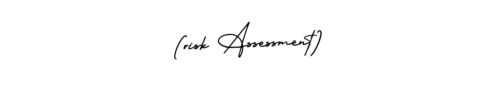 You should practise on your own different ways (AmerikaSignatureDemo-Regular) to write your name ((risk Assessment)) in signature. don't let someone else do it for you. (risk Assessment) signature style 3 images and pictures png