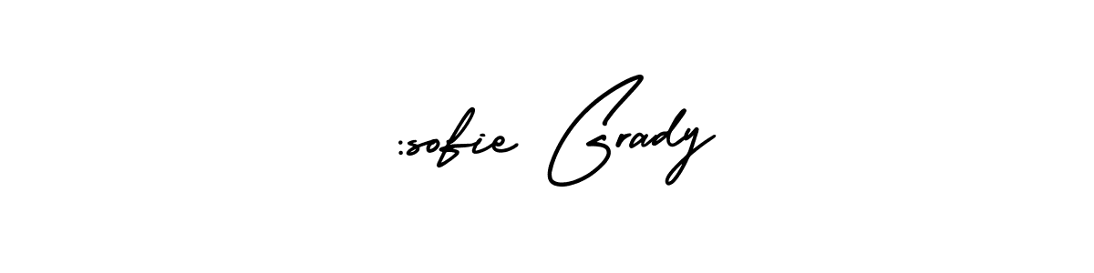 This is the best signature style for the :sofie Grady name. Also you like these signature font (AmerikaSignatureDemo-Regular). Mix name signature. :sofie Grady signature style 3 images and pictures png