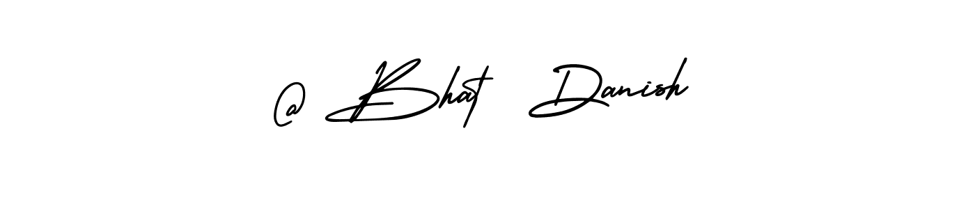 if you are searching for the best signature style for your name @ Bhat  Danish. so please give up your signature search. here we have designed multiple signature styles  using AmerikaSignatureDemo-Regular. @ Bhat  Danish signature style 3 images and pictures png