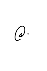 How to Draw @. signature style? AmerikaSignatureDemo-Regular is a latest design signature styles for name @.. @. signature style 3 images and pictures png