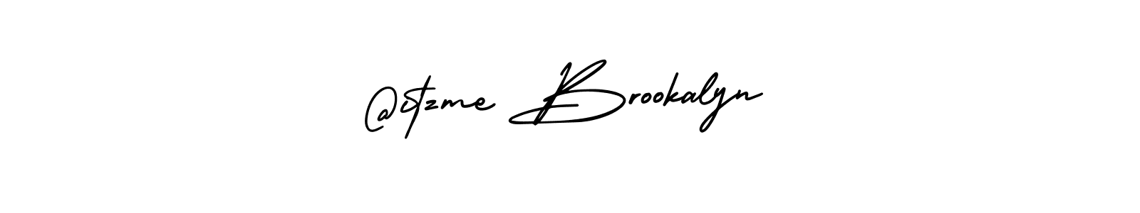 You can use this online signature creator to create a handwritten signature for the name @itzme Brookalyn. This is the best online autograph maker. @itzme Brookalyn signature style 3 images and pictures png