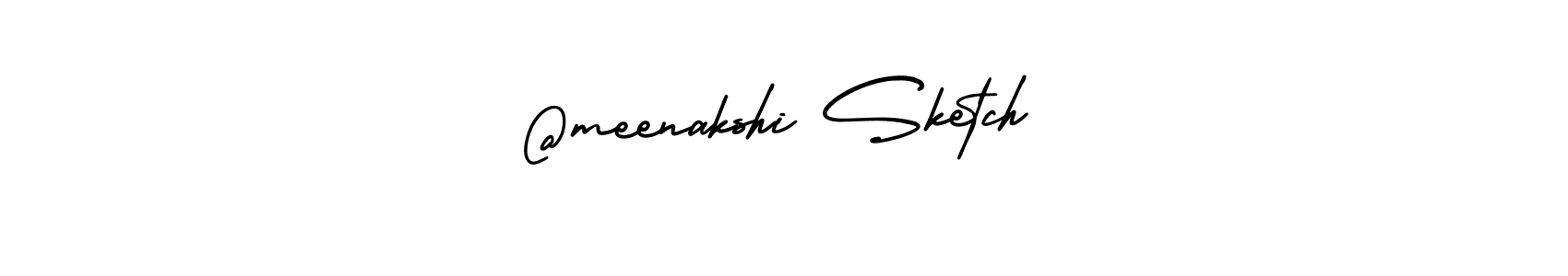 Also You can easily find your signature by using the search form. We will create @meenakshi Sketch name handwritten signature images for you free of cost using AmerikaSignatureDemo-Regular sign style. @meenakshi Sketch signature style 3 images and pictures png