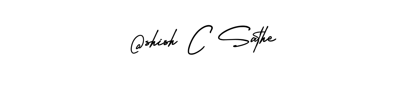 Also we have @shish C Sathe name is the best signature style. Create professional handwritten signature collection using AmerikaSignatureDemo-Regular autograph style. @shish C Sathe signature style 3 images and pictures png