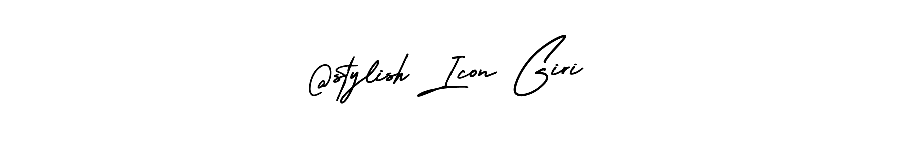 How to make @stylish Icon Giri name signature. Use AmerikaSignatureDemo-Regular style for creating short signs online. This is the latest handwritten sign. @stylish Icon Giri signature style 3 images and pictures png