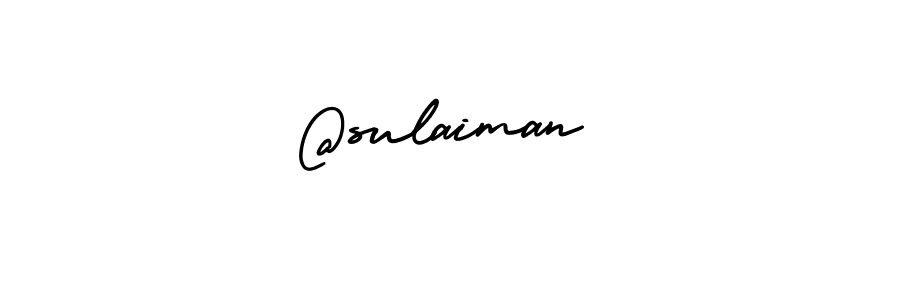 How to Draw @sulaiman signature style? AmerikaSignatureDemo-Regular is a latest design signature styles for name @sulaiman. @sulaiman signature style 3 images and pictures png