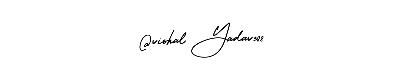 Also You can easily find your signature by using the search form. We will create @vishal Yadav388 name handwritten signature images for you free of cost using AmerikaSignatureDemo-Regular sign style. @vishal Yadav388 signature style 3 images and pictures png