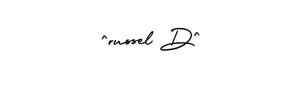 Best and Professional Signature Style for ^russel D^. AmerikaSignatureDemo-Regular Best Signature Style Collection. ^russel D^ signature style 3 images and pictures png