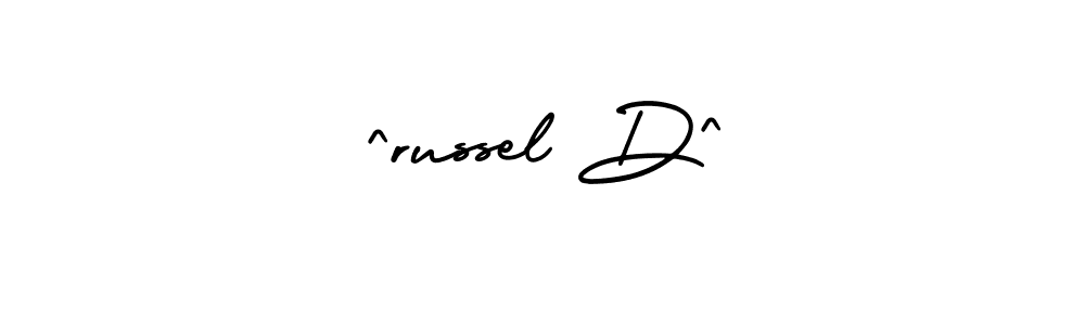 ^russel D^ stylish signature style. Best Handwritten Sign (AmerikaSignatureDemo-Regular) for my name. Handwritten Signature Collection Ideas for my name ^russel D^. ^russel D^ signature style 3 images and pictures png