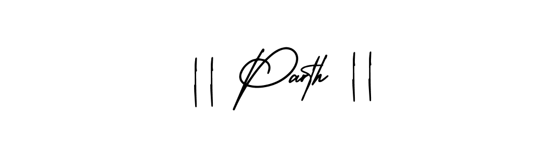 How to make || Parth || name signature. Use AmerikaSignatureDemo-Regular style for creating short signs online. This is the latest handwritten sign. || Parth || signature style 3 images and pictures png