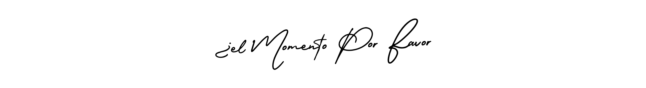 Create a beautiful signature design for name ¿el Momento Por Favor. With this signature (AmerikaSignatureDemo-Regular) fonts, you can make a handwritten signature for free. ¿el Momento Por Favor signature style 3 images and pictures png
