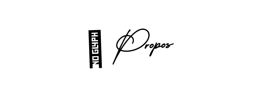 Here are the top 10 professional signature styles for the name À Propos. These are the best autograph styles you can use for your name. À Propos signature style 3 images and pictures png