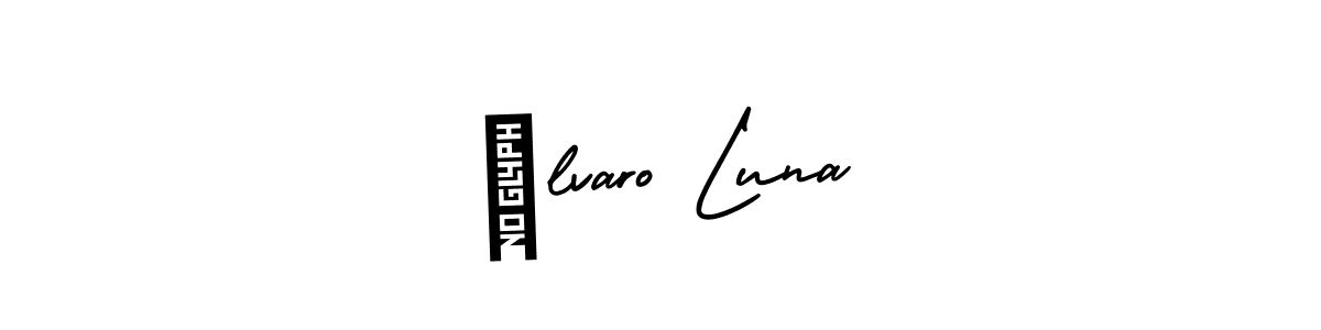 AmerikaSignatureDemo-Regular is a professional signature style that is perfect for those who want to add a touch of class to their signature. It is also a great choice for those who want to make their signature more unique. Get Álvaro Luna name to fancy signature for free. Álvaro Luna signature style 3 images and pictures png