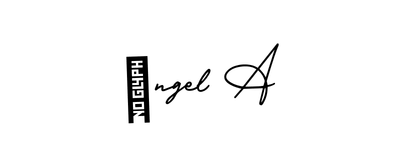 Also we have Ángel A name is the best signature style. Create professional handwritten signature collection using AmerikaSignatureDemo-Regular autograph style. Ángel A signature style 3 images and pictures png