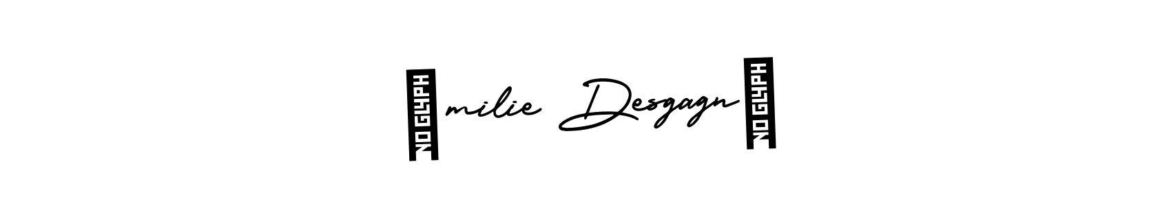 How to Draw Émilie Desgagné signature style? AmerikaSignatureDemo-Regular is a latest design signature styles for name Émilie Desgagné. Émilie Desgagné signature style 3 images and pictures png