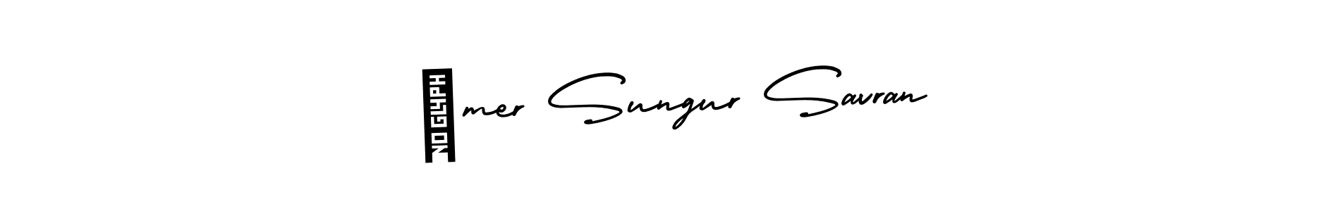 Make a beautiful signature design for name Ömer Sungur Savran. With this signature (AmerikaSignatureDemo-Regular) style, you can create a handwritten signature for free. Ömer Sungur Savran signature style 3 images and pictures png