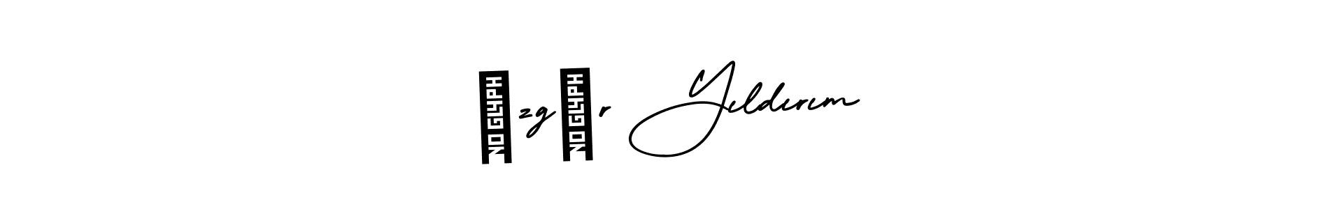 Also You can easily find your signature by using the search form. We will create Özgür Yıldırım name handwritten signature images for you free of cost using AmerikaSignatureDemo-Regular sign style. Özgür Yıldırım signature style 3 images and pictures png