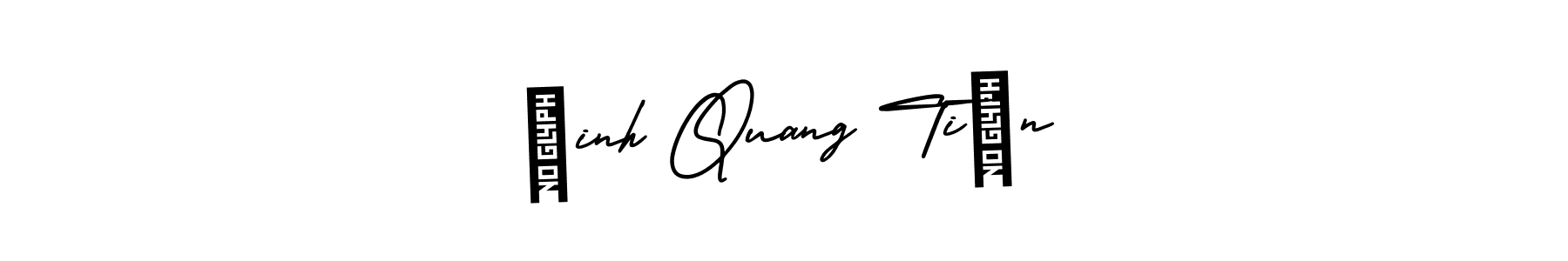 This is the best signature style for the Đinh Quang Tiến name. Also you like these signature font (AmerikaSignatureDemo-Regular). Mix name signature. Đinh Quang Tiến signature style 3 images and pictures png