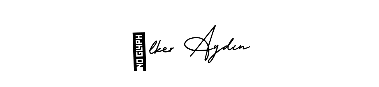 Design your own signature with our free online signature maker. With this signature software, you can create a handwritten (AmerikaSignatureDemo-Regular) signature for name İlker Aydın. İlker Aydın signature style 3 images and pictures png