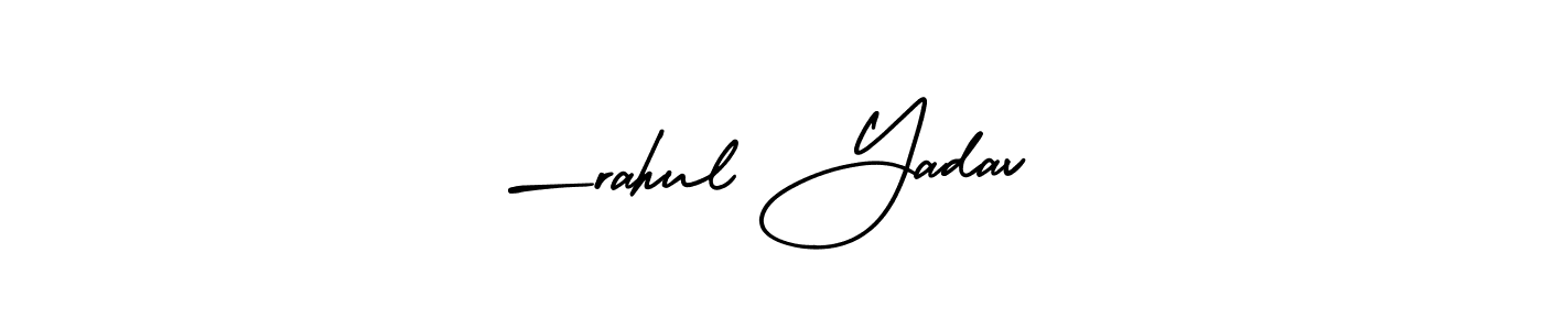Use a signature maker to create a handwritten signature online. With this signature software, you can design (AmerikaSignatureDemo-Regular) your own signature for name —rahul Yadav. —rahul Yadav signature style 3 images and pictures png