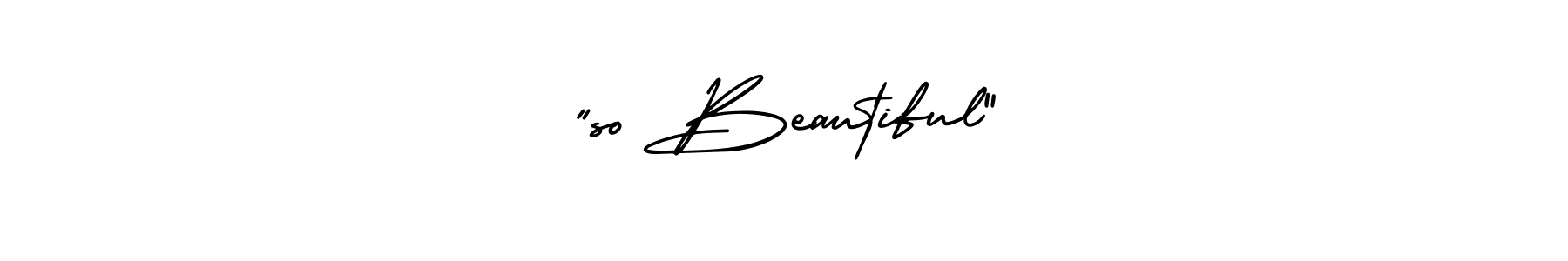 You should practise on your own different ways (AmerikaSignatureDemo-Regular) to write your name (“so Beautiful”) in signature. don't let someone else do it for you. “so Beautiful” signature style 3 images and pictures png