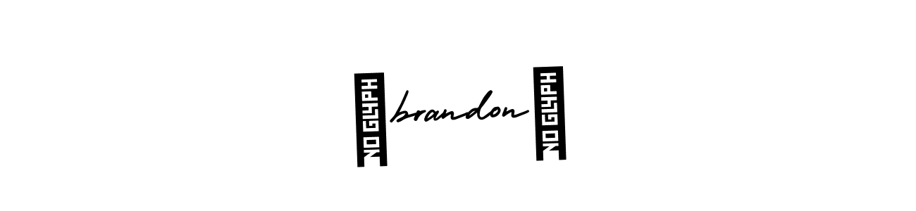 Design your own signature with our free online signature maker. With this signature software, you can create a handwritten (AmerikaSignatureDemo-Regular) signature for name ♡brandon♡. ♡brandon♡ signature style 3 images and pictures png