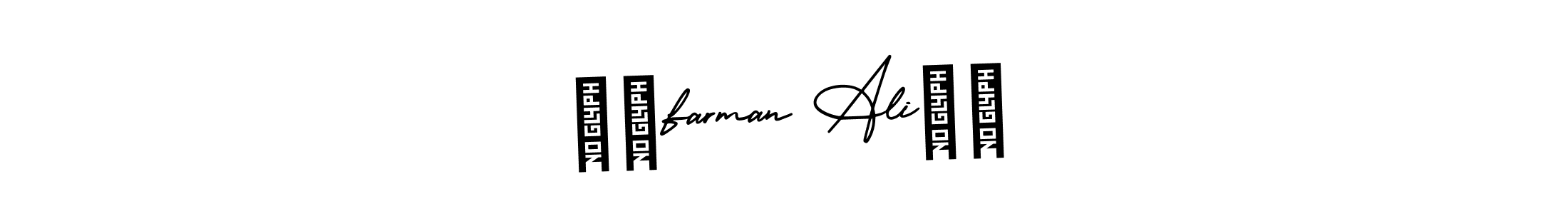 Similarly AmerikaSignatureDemo-Regular is the best handwritten signature design. Signature creator online .You can use it as an online autograph creator for name ❣️farman Ali❣️. ❣️farman Ali❣️ signature style 3 images and pictures png