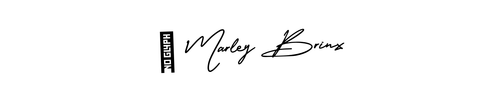 if you are searching for the best signature style for your name ❤ Marley Brinx. so please give up your signature search. here we have designed multiple signature styles  using AmerikaSignatureDemo-Regular. ❤ Marley Brinx signature style 3 images and pictures png