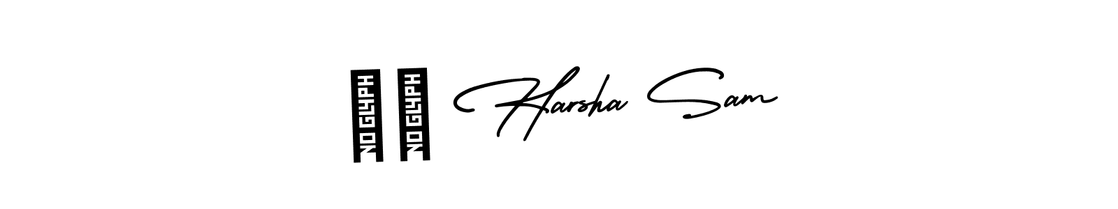 Check out images of Autograph of ➳͢ Harsha Sam name. Actor ➳͢ Harsha Sam Signature Style. AmerikaSignatureDemo-Regular is a professional sign style online. ➳͢ Harsha Sam signature style 3 images and pictures png