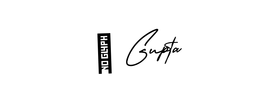 Use a signature maker to create a handwritten signature online. With this signature software, you can design (AmerikaSignatureDemo-Regular) your own signature for name ⭐ Gupta. ⭐ Gupta signature style 3 images and pictures png