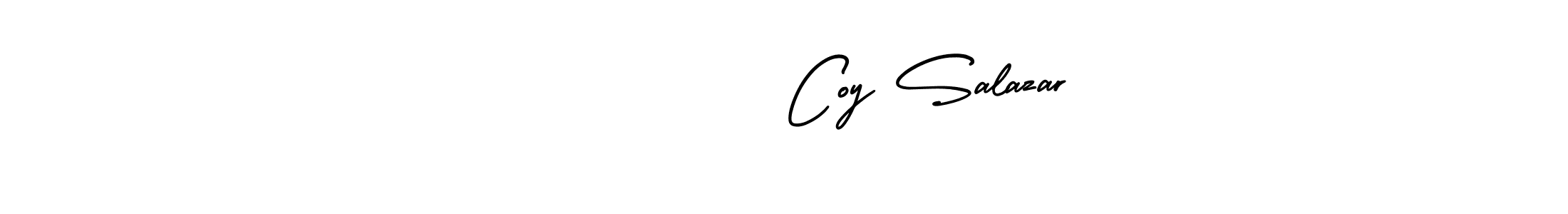 You can use this online signature creator to create a handwritten signature for the name            Coy Salazar. This is the best online autograph maker.            Coy Salazar signature style 3 images and pictures png