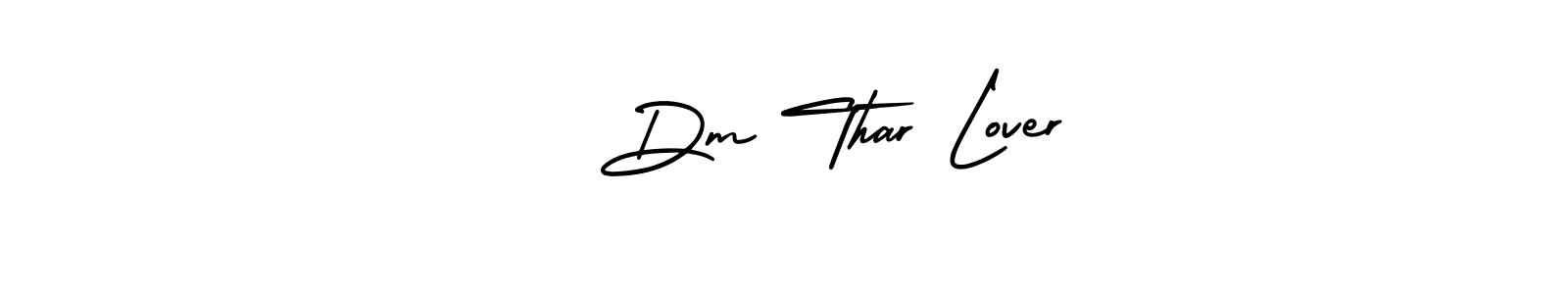 Make a beautiful signature design for name    Dm Thar Lover. Use this online signature maker to create a handwritten signature for free.    Dm Thar Lover signature style 3 images and pictures png