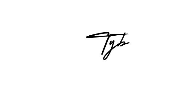 How to Draw    Tyb signature style? AmerikaSignatureDemo-Regular is a latest design signature styles for name    Tyb.    Tyb signature style 3 images and pictures png