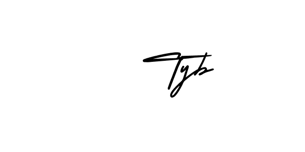    Tyb stylish signature style. Best Handwritten Sign (AmerikaSignatureDemo-Regular) for my name. Handwritten Signature Collection Ideas for my name    Tyb.    Tyb signature style 3 images and pictures png