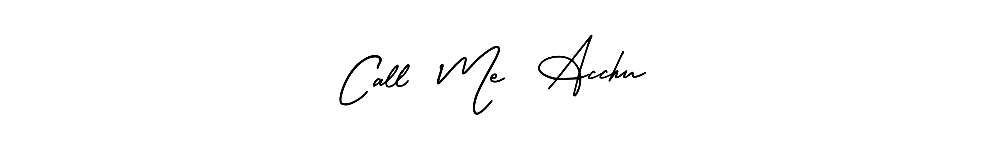 Best and Professional Signature Style for   Call  Me  Acchu   . AmerikaSignatureDemo-Regular Best Signature Style Collection.   Call  Me  Acchu    signature style 3 images and pictures png
