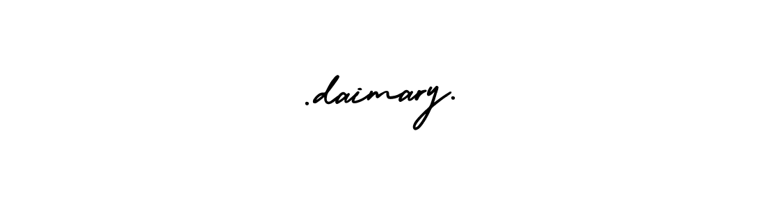 Create a beautiful signature design for name  .daimary. . With this signature (AmerikaSignatureDemo-Regular) fonts, you can make a handwritten signature for free.  .daimary.  signature style 3 images and pictures png