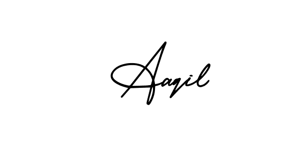 Also we have  Aaqil name is the best signature style. Create professional handwritten signature collection using AmerikaSignatureDemo-Regular autograph style.  Aaqil signature style 3 images and pictures png