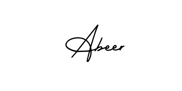 Similarly AmerikaSignatureDemo-Regular is the best handwritten signature design. Signature creator online .You can use it as an online autograph creator for name  Abeer.  Abeer signature style 3 images and pictures png