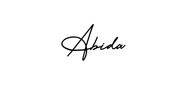 Also You can easily find your signature by using the search form. We will create  Abida name handwritten signature images for you free of cost using AmerikaSignatureDemo-Regular sign style.  Abida signature style 3 images and pictures png