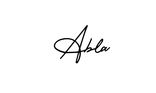 Best and Professional Signature Style for  Abla. AmerikaSignatureDemo-Regular Best Signature Style Collection.  Abla signature style 3 images and pictures png