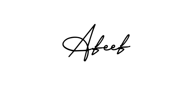 It looks lik you need a new signature style for name  Afeef. Design unique handwritten (AmerikaSignatureDemo-Regular) signature with our free signature maker in just a few clicks.  Afeef signature style 3 images and pictures png